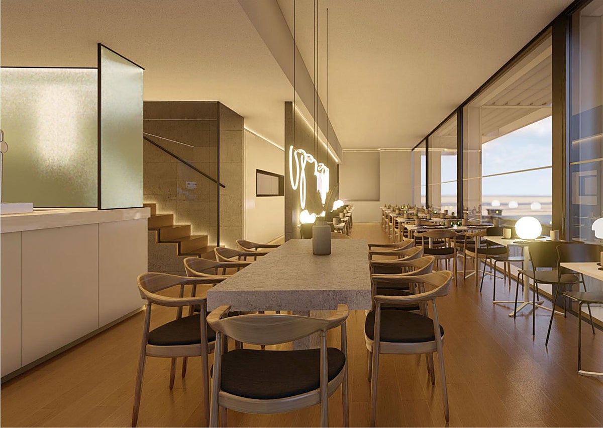 Imagen secundaria 1 - Recreaciones de los nuevos restaurantes de la playa de la Malvarrosa.