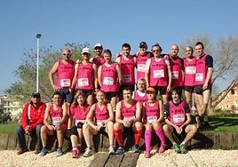 Miembros del CA La Xara.