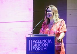 La alcaldesa de Valencia, María José Catalá, en el II Silicon Fórum.