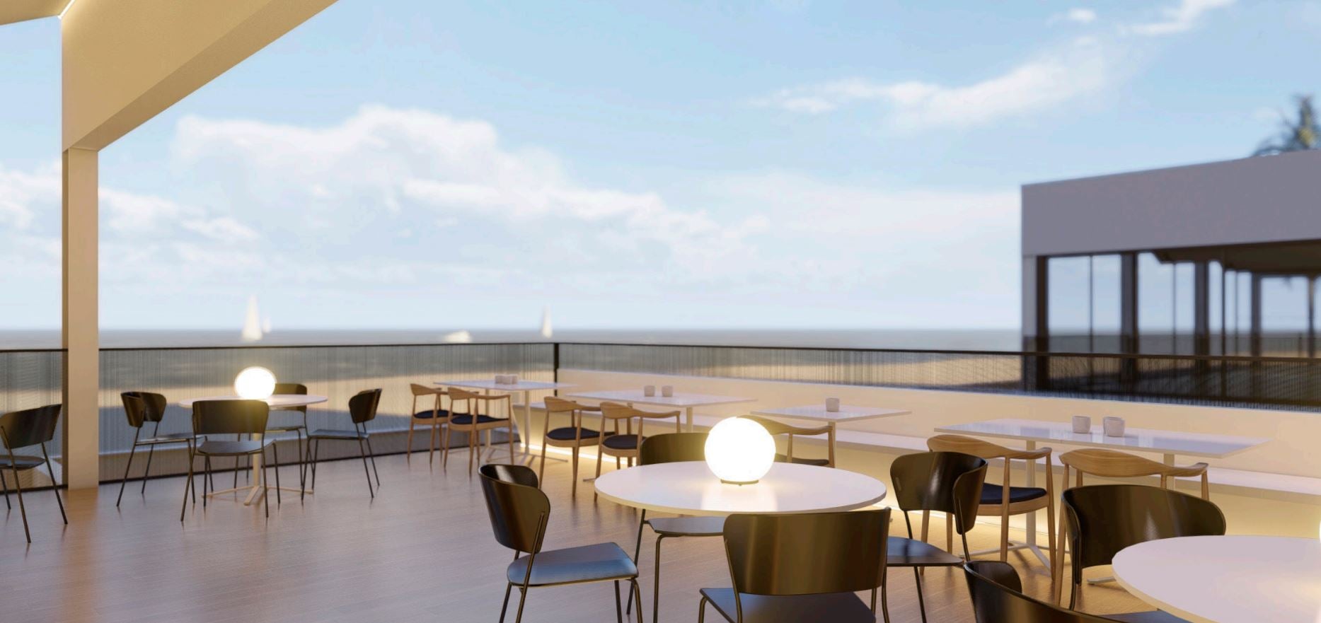 FOTOS | Así serán los nuevos chiringuitos de la Malvarrosa