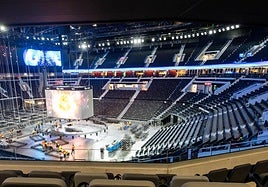 Vista del interior del Roig Arena.