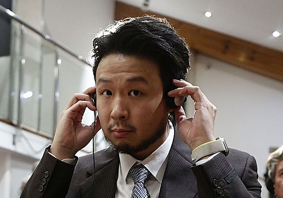 Kiat Lim, en la Junta de Accionistas del Valencia.