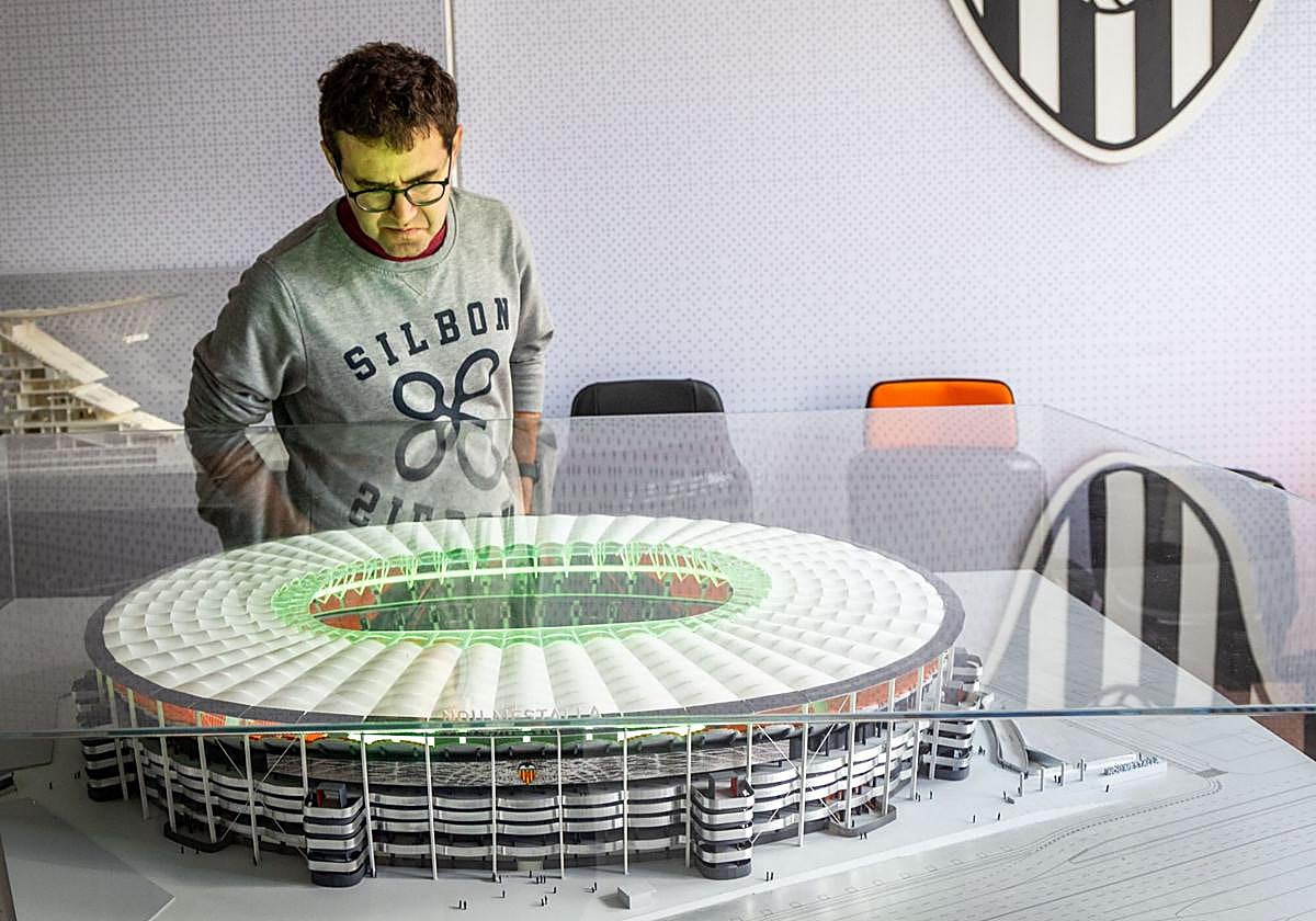 Maqueta del Nuevo Mestalla.