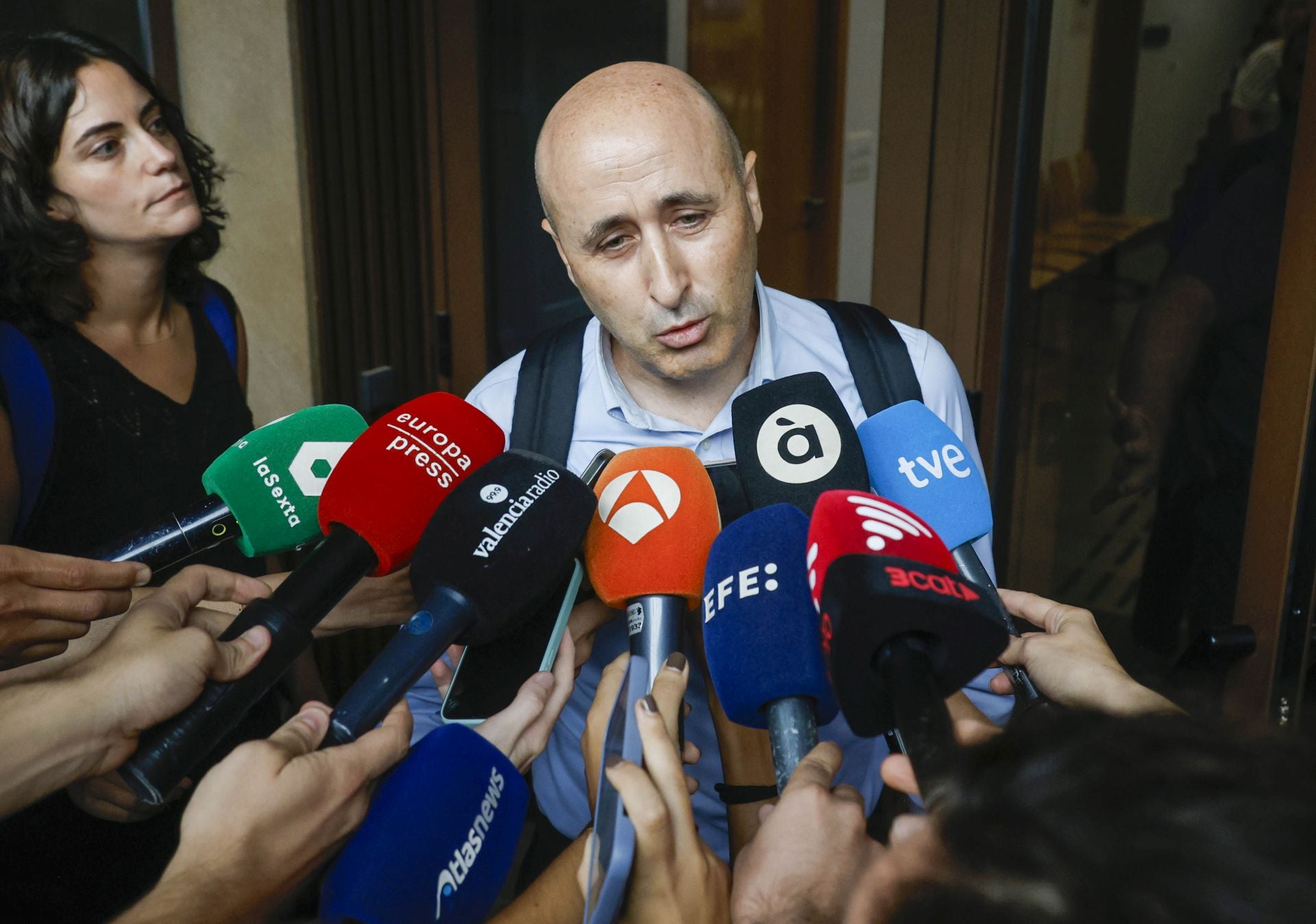 FOTOS | El presidente de la CHJ ante la jueza de la dana