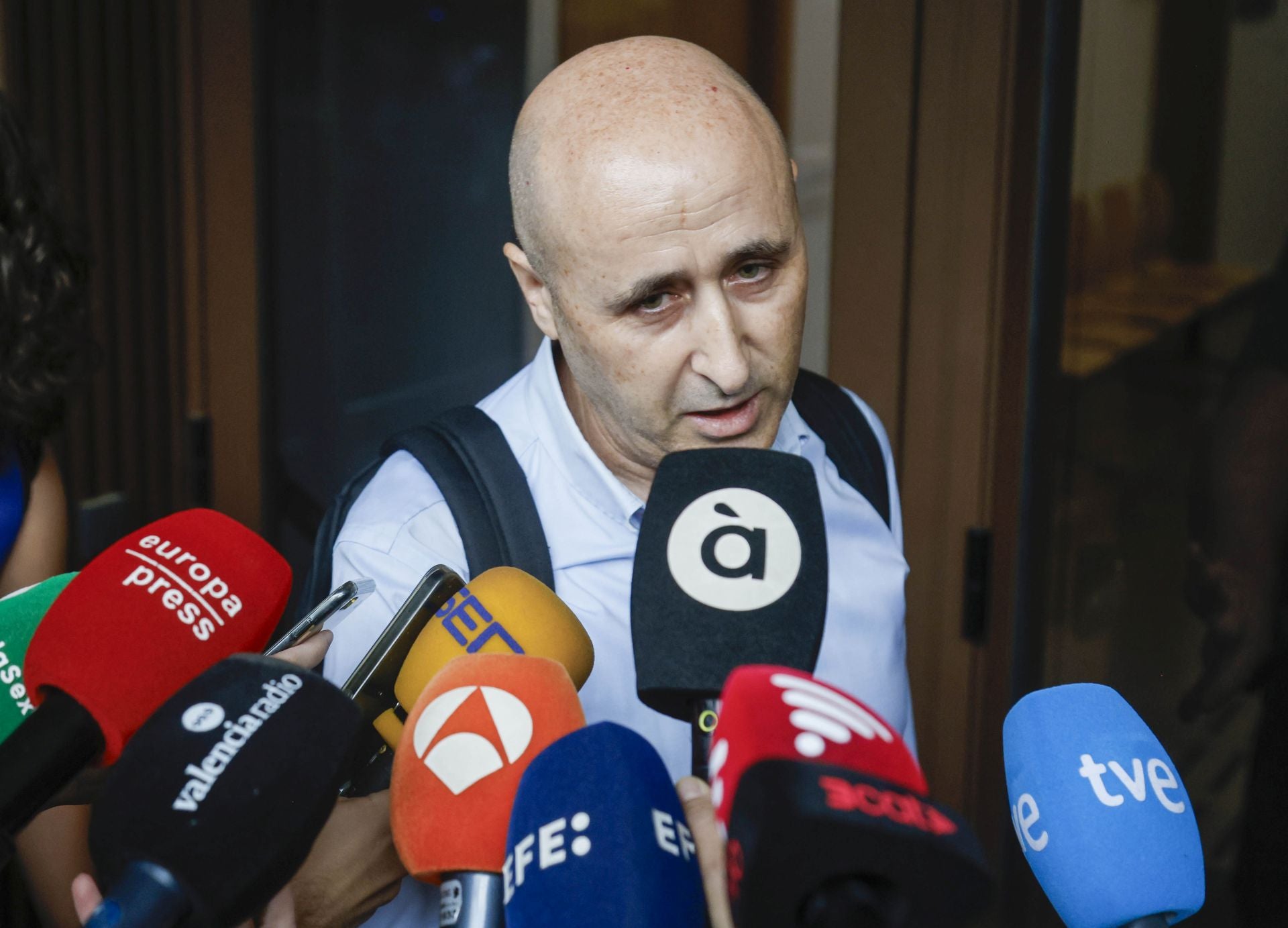 FOTOS | El presidente de la CHJ ante la jueza de la dana