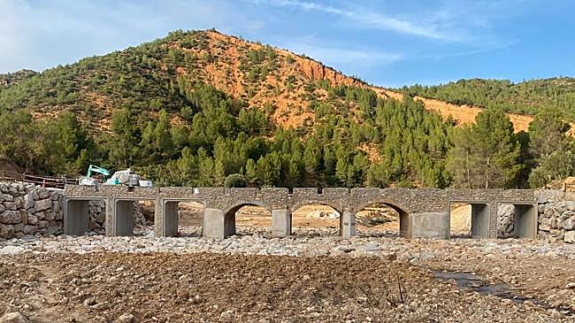 Imagen después - Estado de cómo quedó el puente y su restauración.