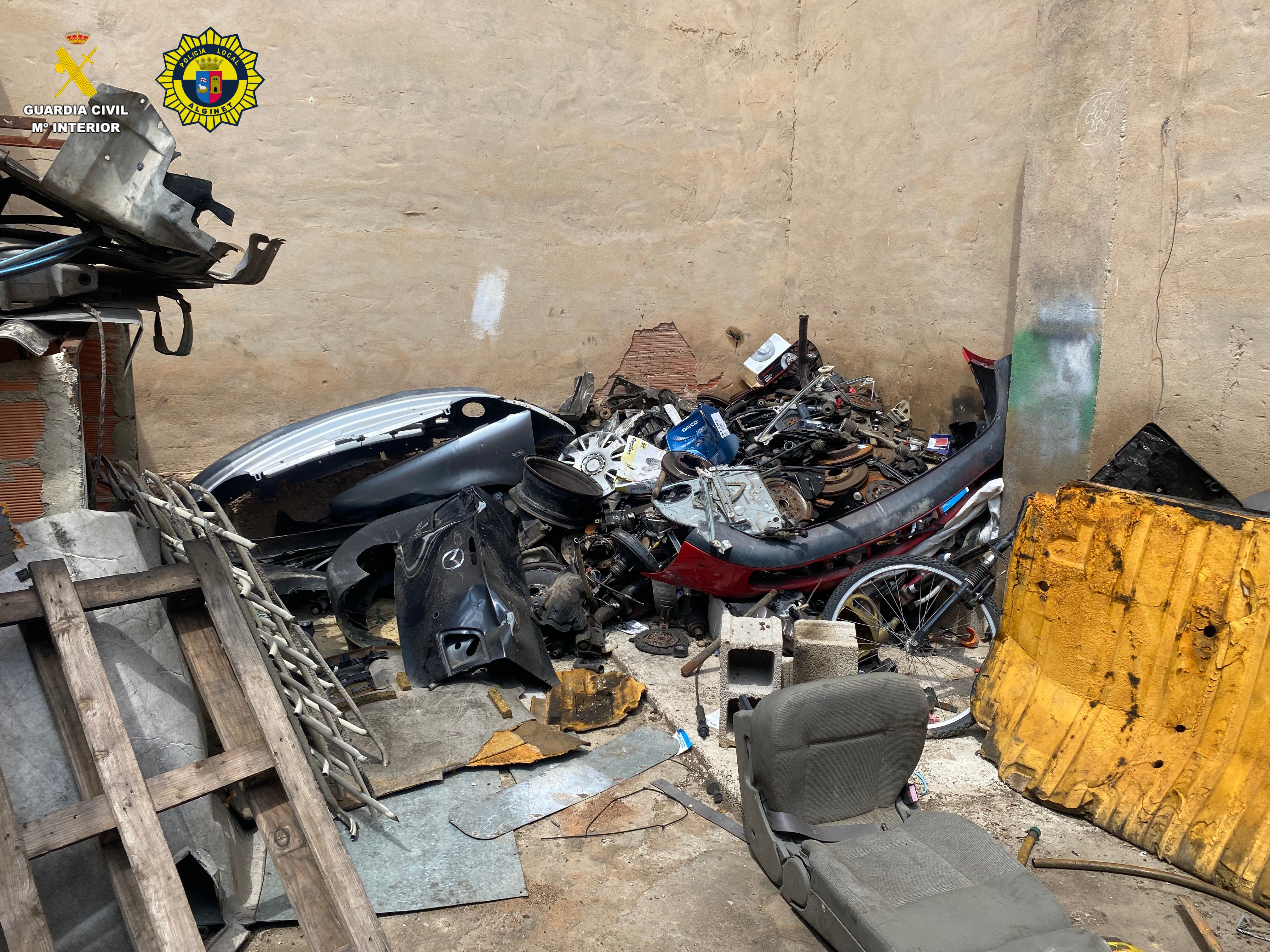 Interior del taller de Alginet.