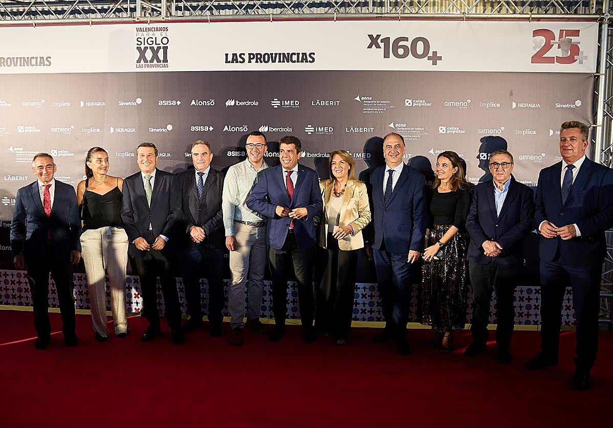 La máxima representación pública, en la gala Valencianos para el Siglo XXI