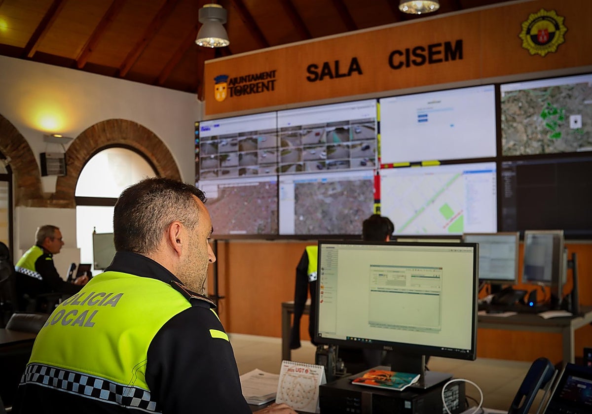 La sala del 092 de Torrent.