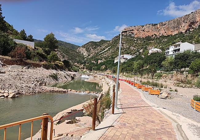 Espacio recuperado en Sot de Chera tras la dana.