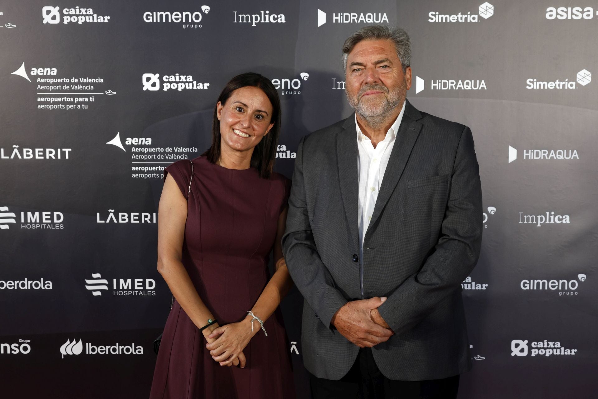 María José García Rosselló, concejala, junto con el vicealcalde de Dénia, Rafael Carrió Company.