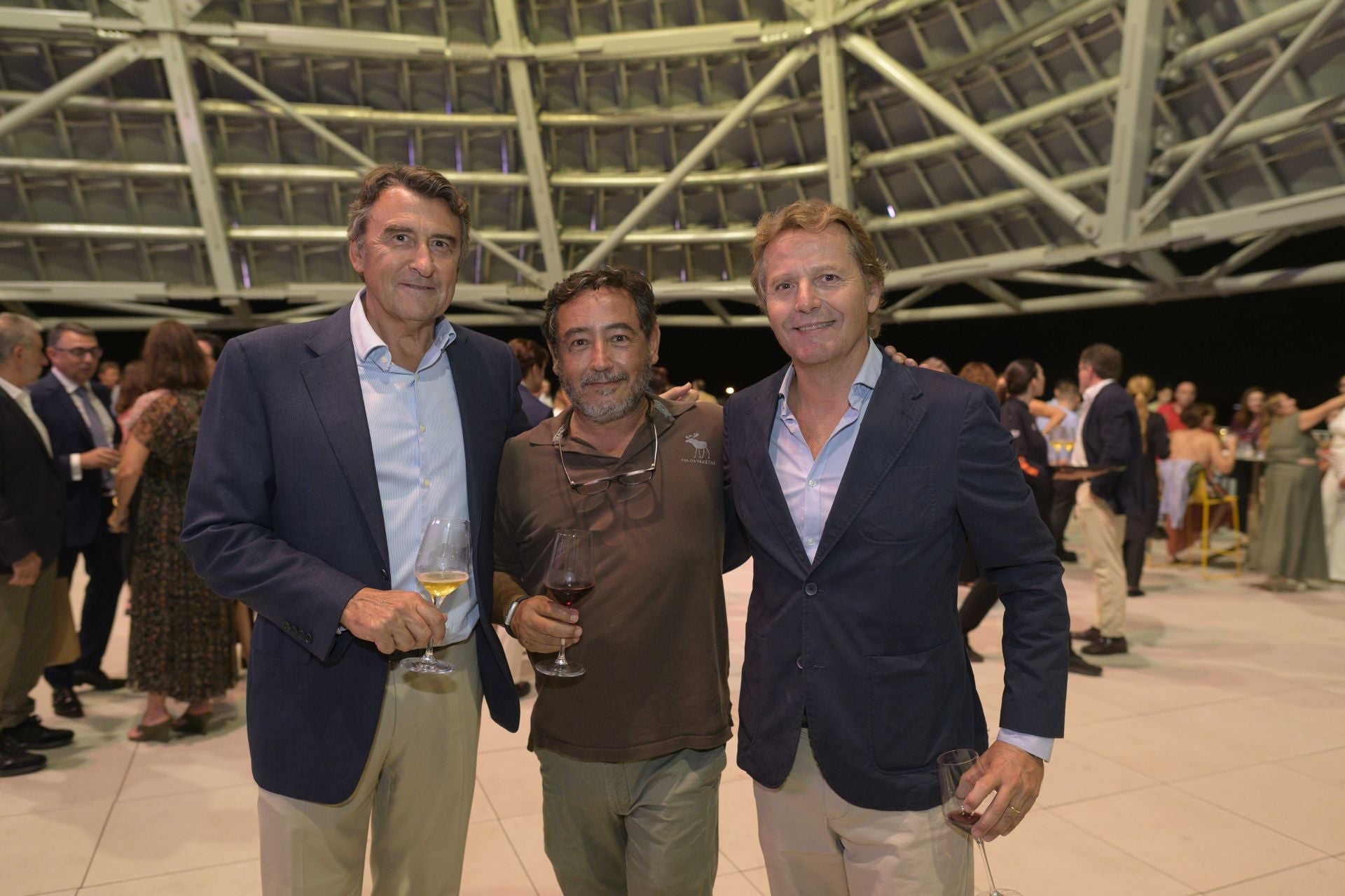 Manolo Mellado, Carlos Gascó y David Escolá.