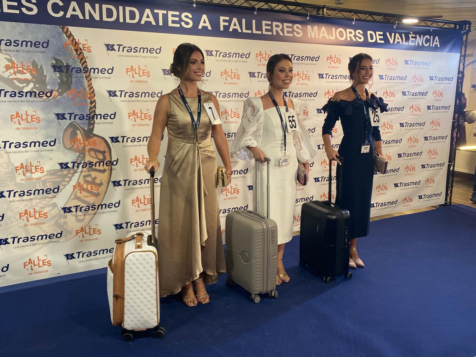 FOTOS | Las candidatas a fallera mayor de Valencia 2025 ponen rumbo a Mallorca