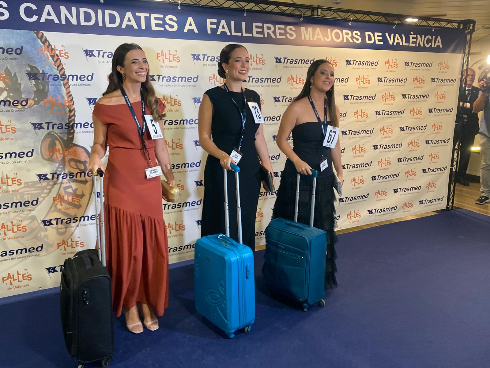 FOTOS | Las candidatas a fallera mayor de Valencia 2025 ponen rumbo a Mallorca