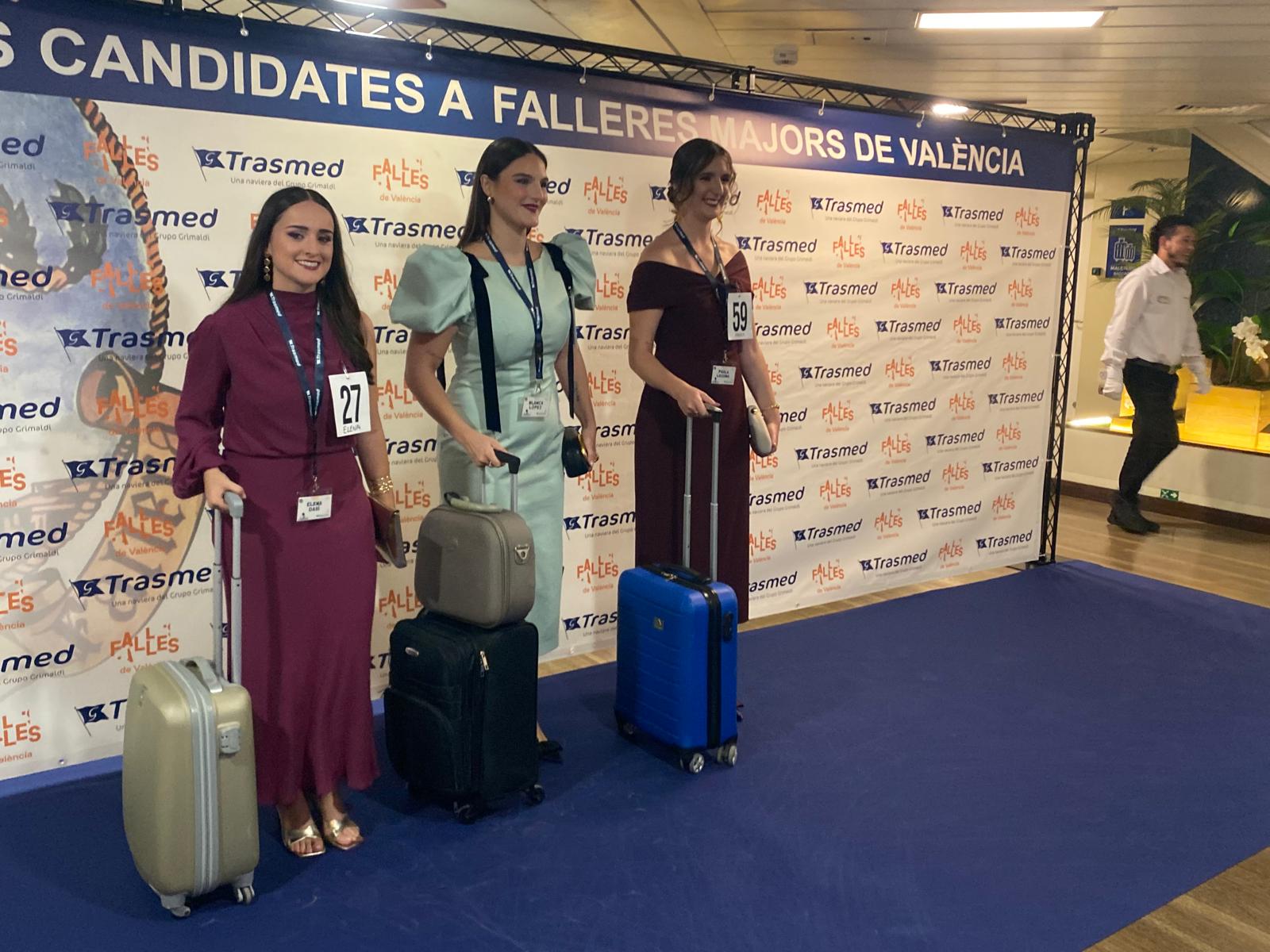 FOTOS | Las candidatas a fallera mayor de Valencia 2025 ponen rumbo a Mallorca