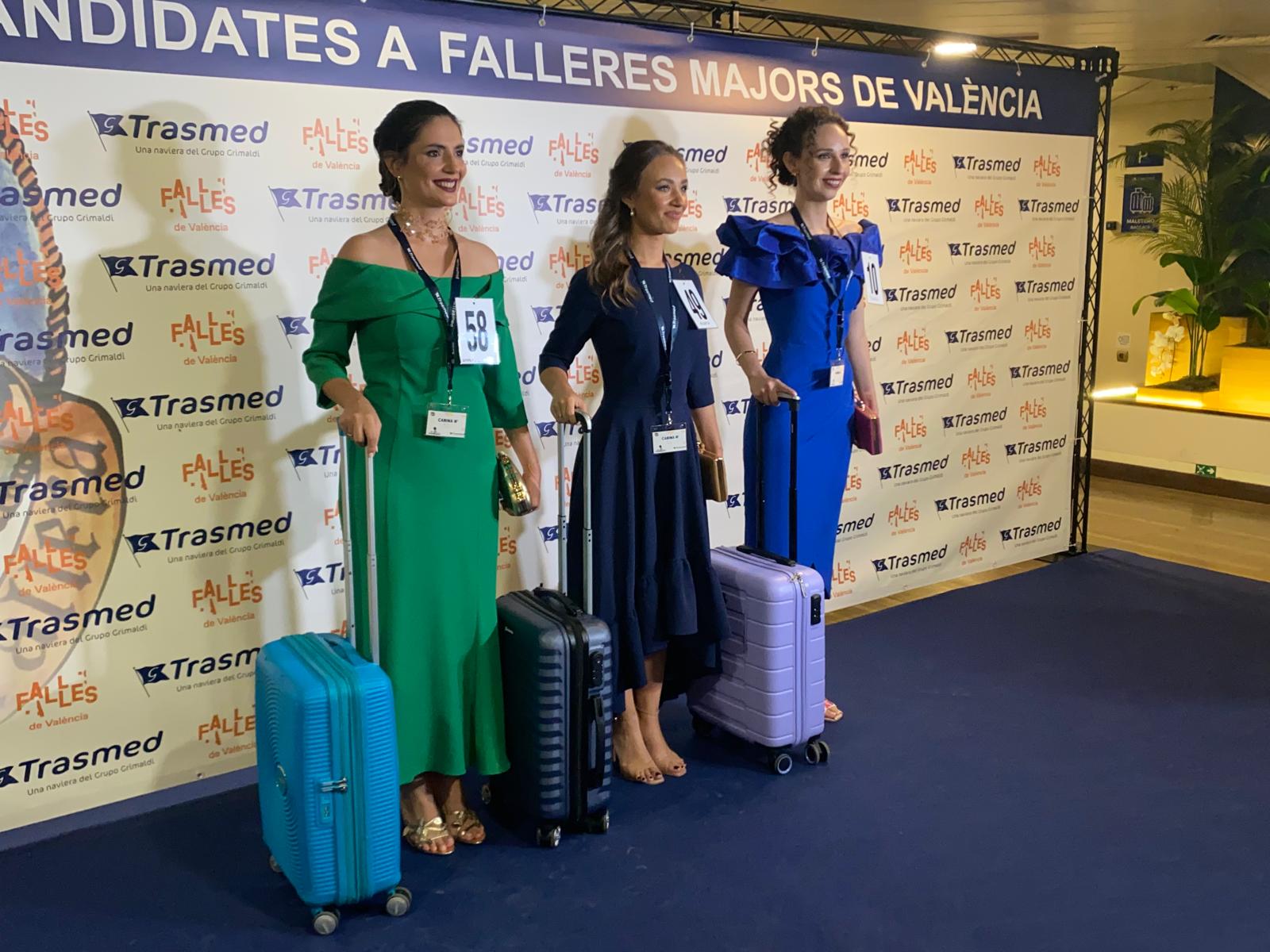 FOTOS | Las candidatas a fallera mayor de Valencia 2025 ponen rumbo a Mallorca