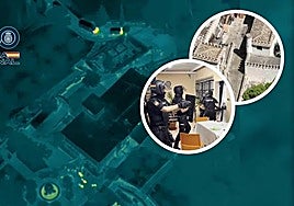 Imágenes de la operación policial que ha desarticulado una célula del cártel de los Balcanes en el Levante.