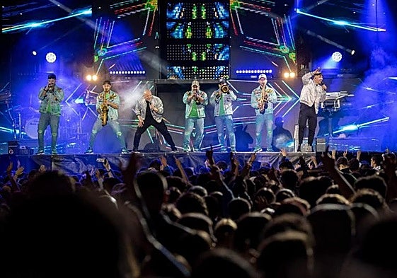 Actuación de la Orquesta Panorama en una imagen de archivo.