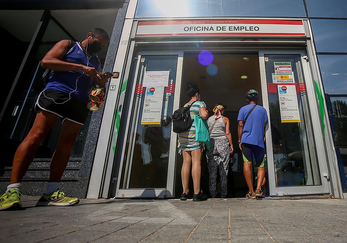 Una oficina de empleo.