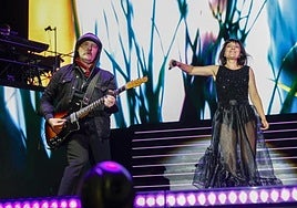 Eva Amaral, en uno de sus conciertos.