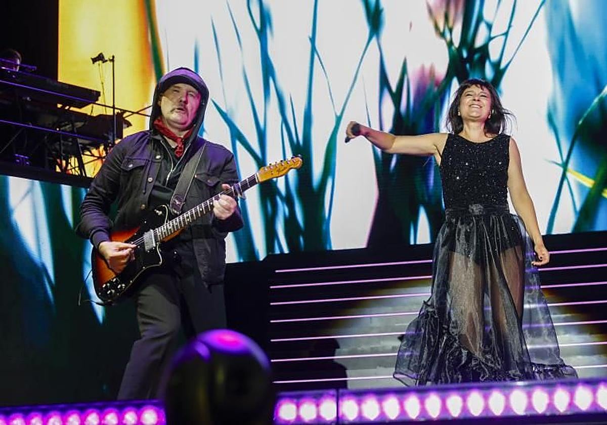 Eva Amaral, en uno de sus conciertos.