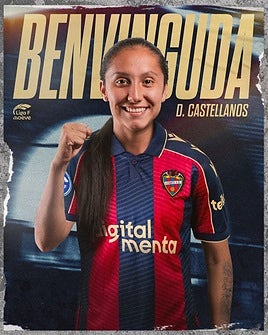 Daniela Castellanos, colombiana que refuerza el ataque del Levante UD.
