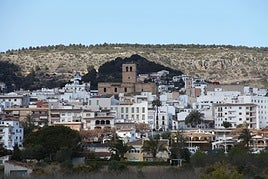 Vista panorámica del casco urbano de Xàbia.