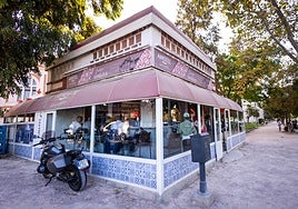 El kiosko de la Pérgola, este martes en el paseo de la Alameda.
