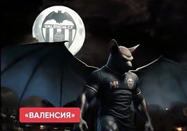 La recreación de la IA rusa del Valencia CF.