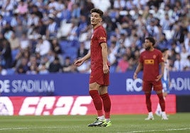 Pepelu, en el partido entre Espanyol y Valencia.