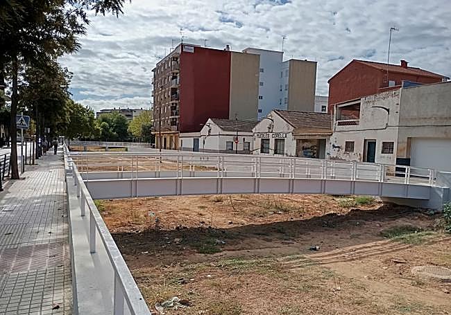 Tramo del barranco de la Saleta en Aldaia.