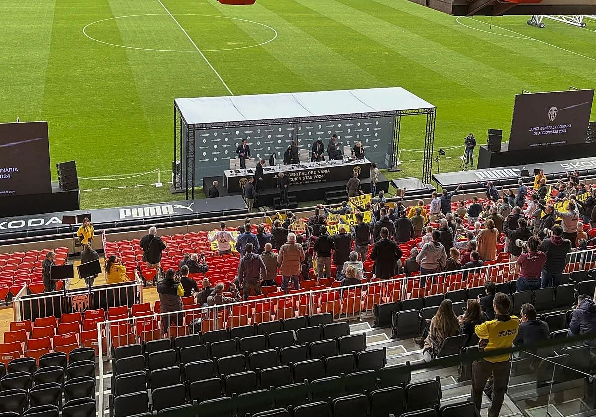 Junta General Ordinaria de Accionistas del Valencia en 2024.