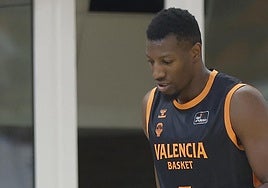 Yankuba Sima, durante un partido de pretemporada.