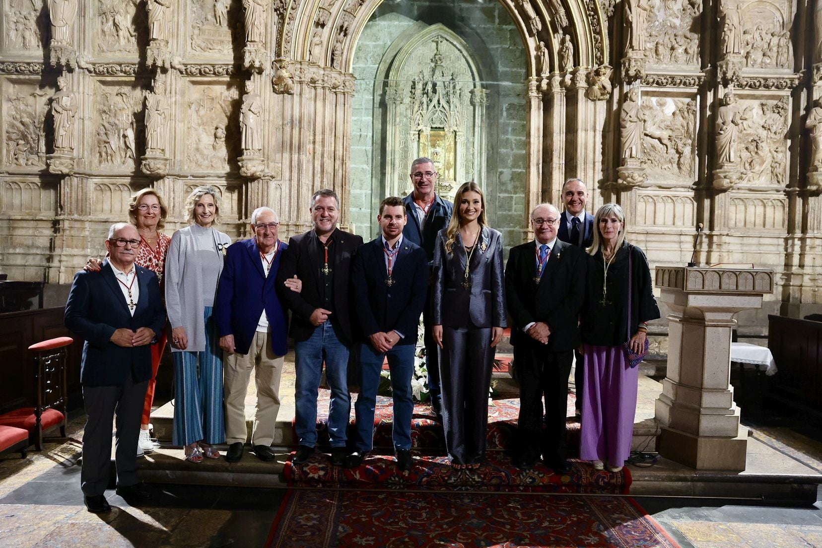 Nombramiento de la fallera mayor de Valencia como Dama de Honor del Santo Cáliz