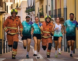 Imagen promocional de la carrera solidaria.