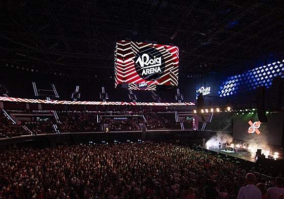 Interior del Roig Arena.