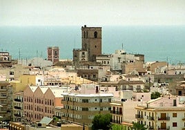 Vista de Xàbia desde el casco antiguo.