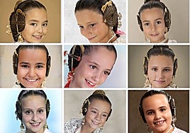 Estas son las 13 candidatas a fallera mayor infantil de Valencia 2026
