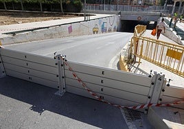 Aldaia activa las barreras contra los desbordamientos