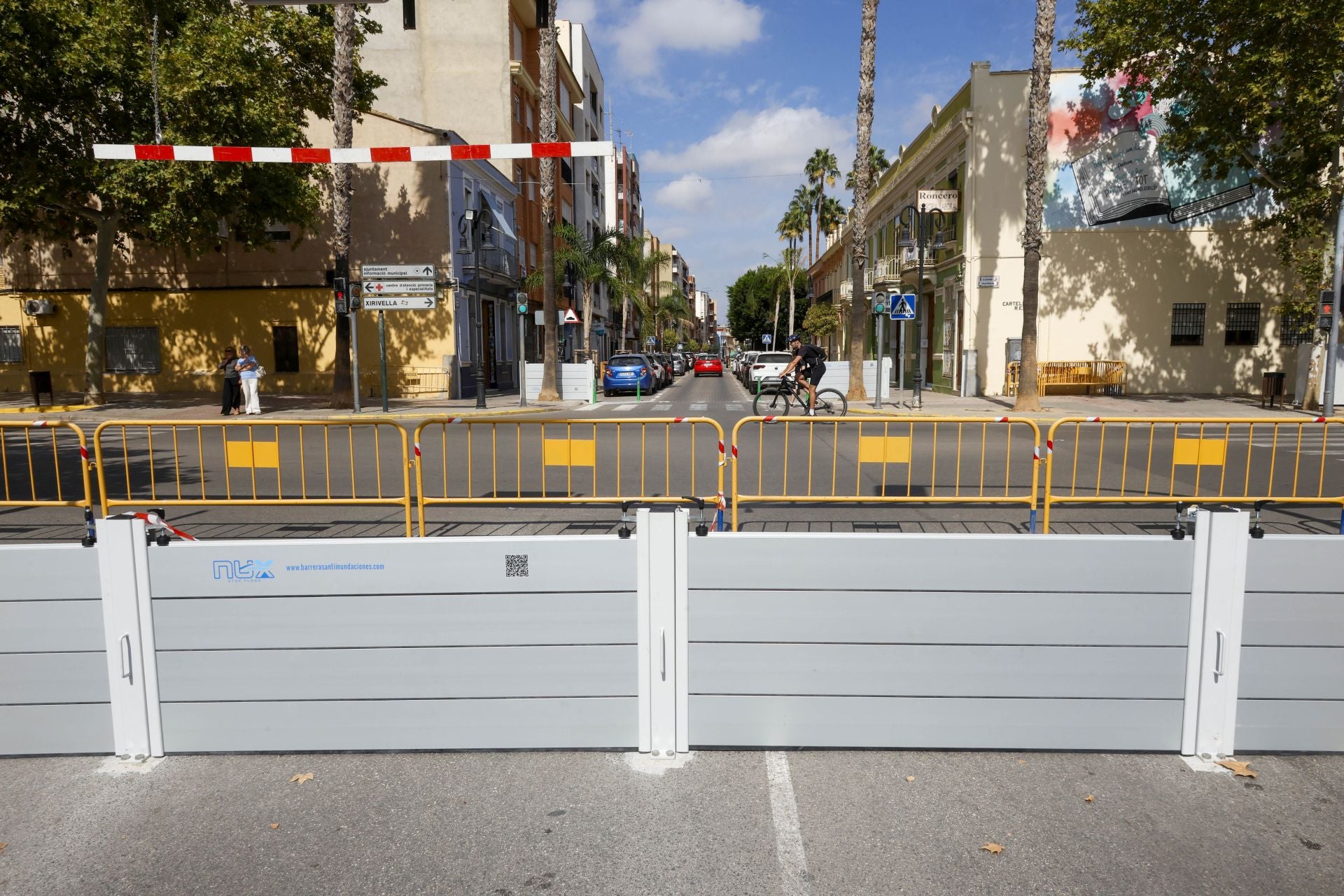 Aldaia activa las barreras contra los desbordamientos