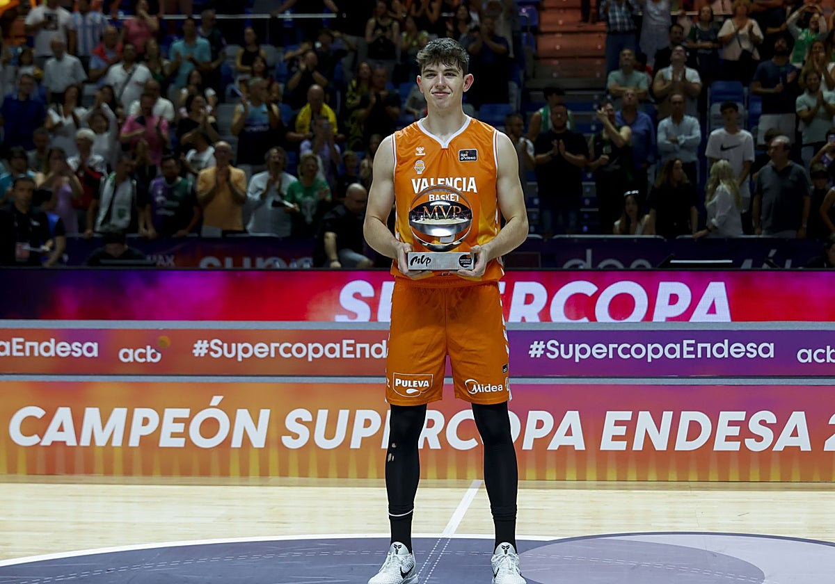 Sergio de Larrea, MVP de la Supercopa.
