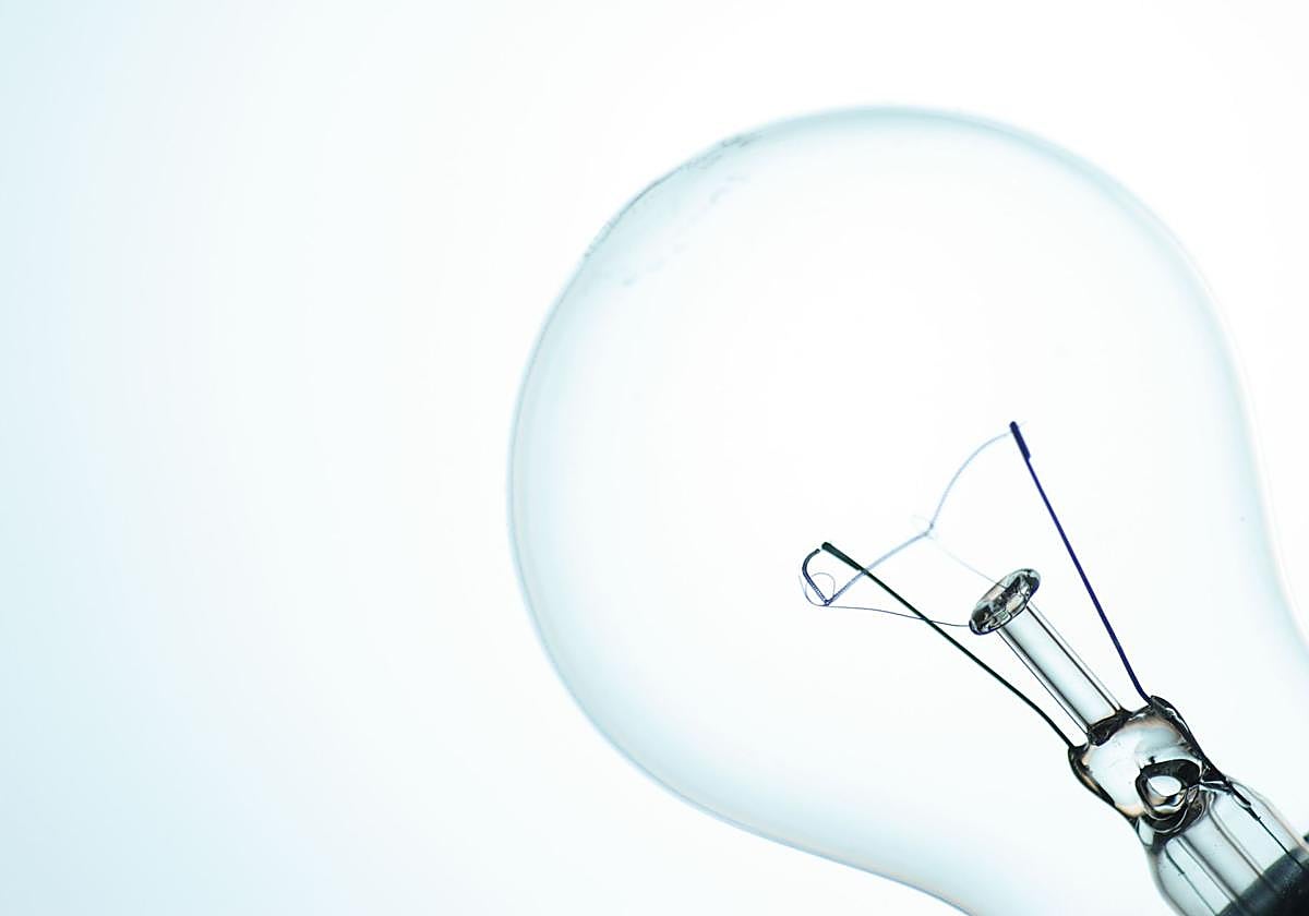 Bombilla, en imagen de archivo.