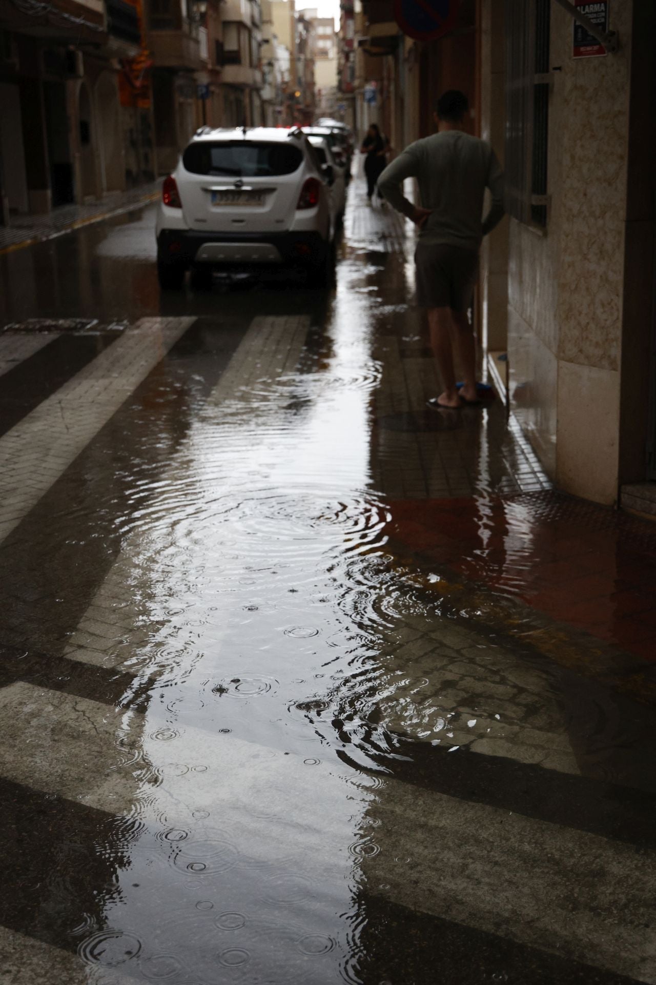 FOTOS | Las calles de Sueca anegadas por la tormenta