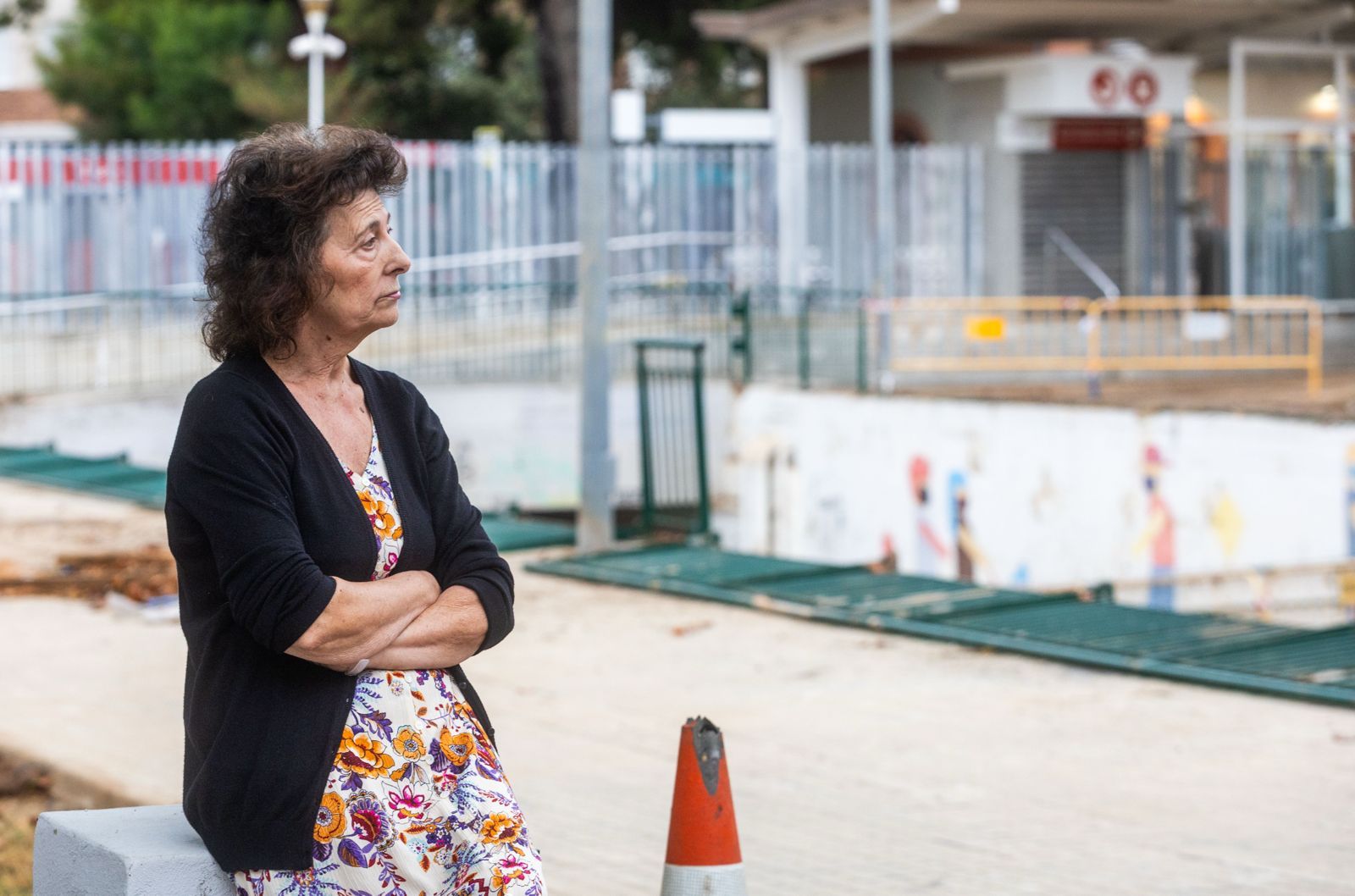 Calles inundadas en la provincia de Valencia por las fuertes lluvias de este lunes