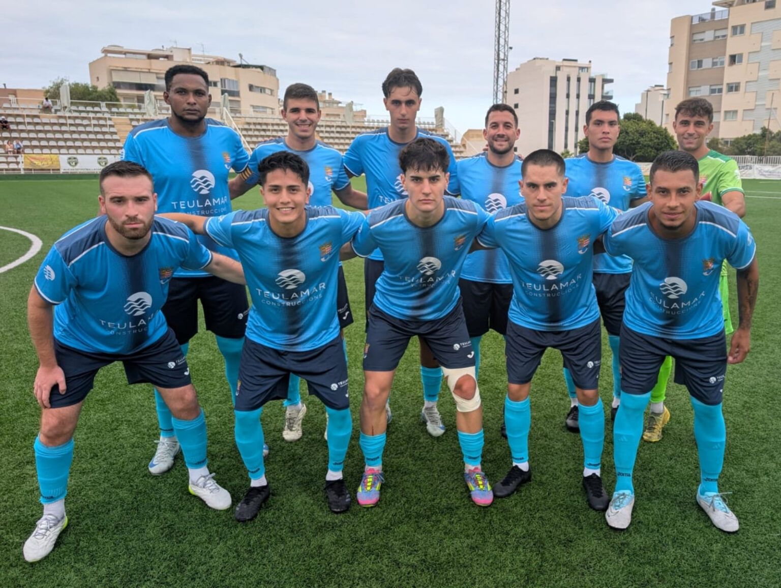 Los jugadores del Teulada.