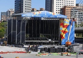 Escenario del festival Som Terreta en la Ciudad de las Artes y las Ciencias.