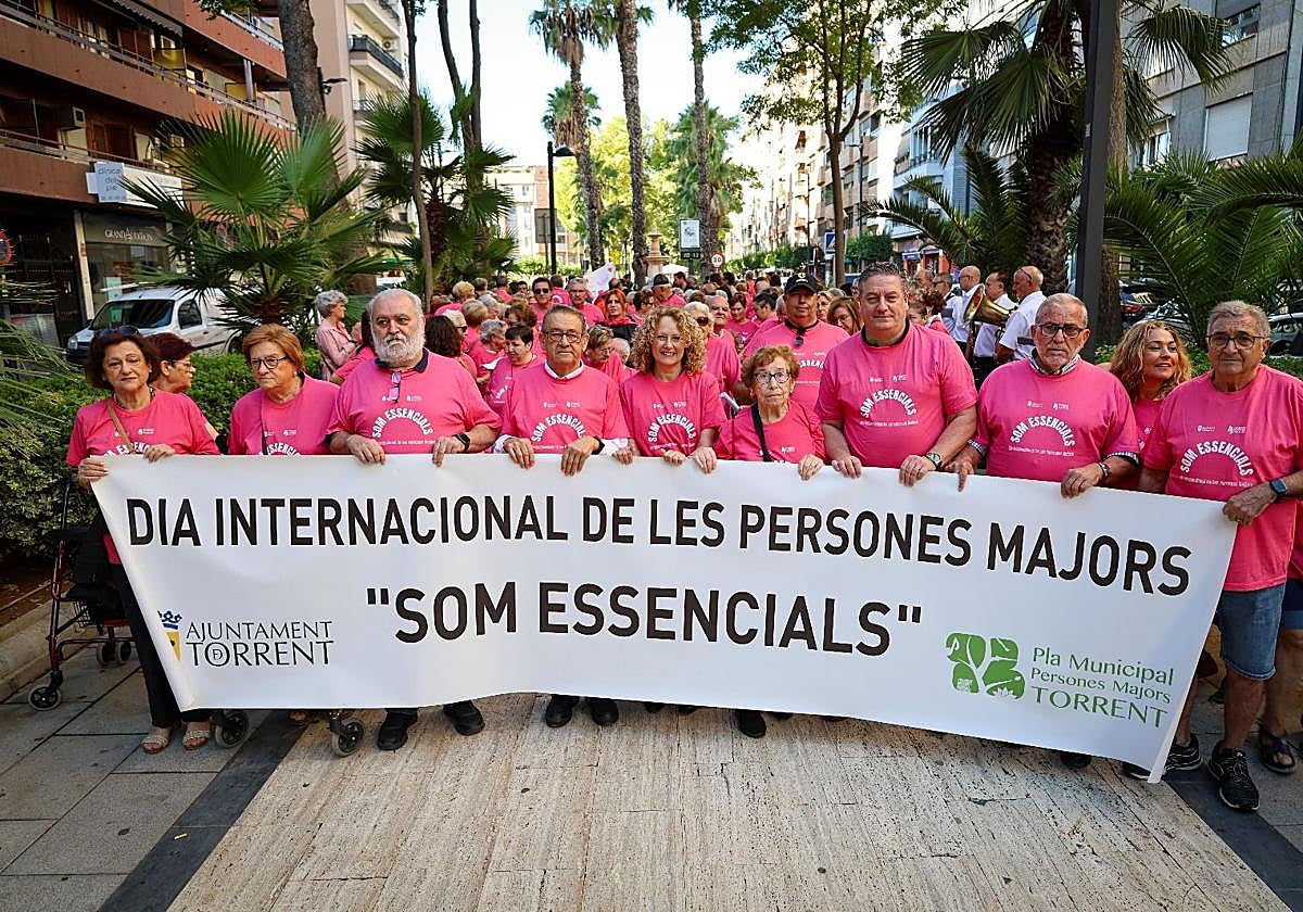 Marcha realizada este miércoles en Torrent.