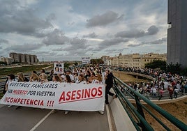 Manifestación de los afectados por la dana.