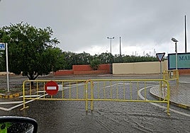Carreteras cortadas en Dénia.
