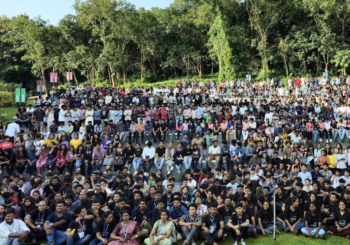 Uno de los eventos del hackathon durante el pasado año.